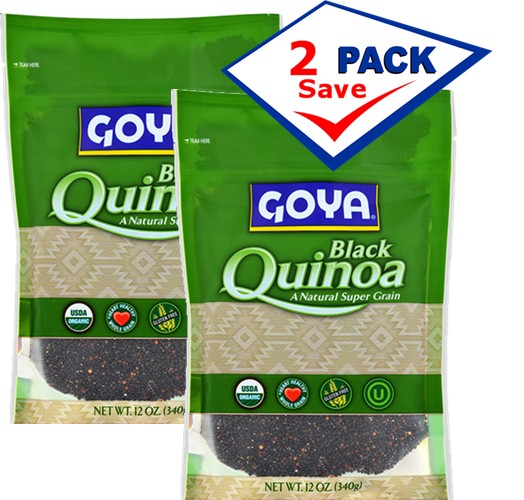Goya Organic Black Quinoa 12 oz Pack of 2